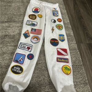 Aviator Nation VINTAGE PATCH SWEATPANTS